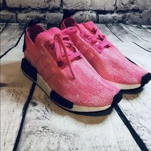 Adidas women’s nmd r1 primeknit solar pink size 8